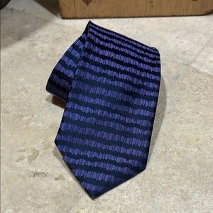 MURANO Black and Purple Neck Tie NWT